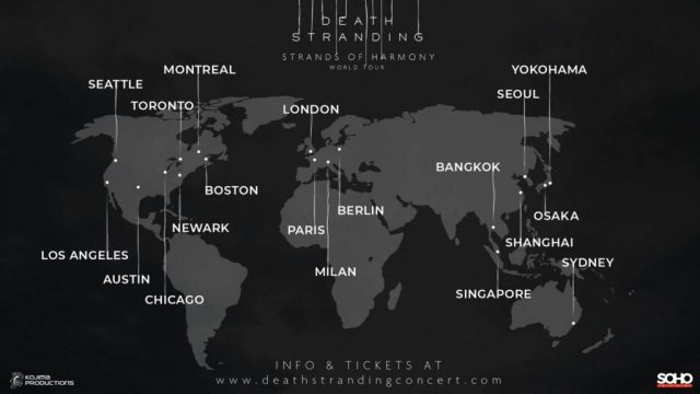 Death Stranding World Tour Map