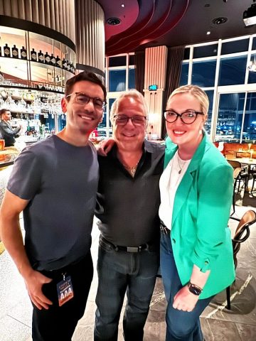 Gaetano Fazio, CEO SOHO-Live, myself & Sarah-Grace Williams at the Sydney Opera House November 8 2025